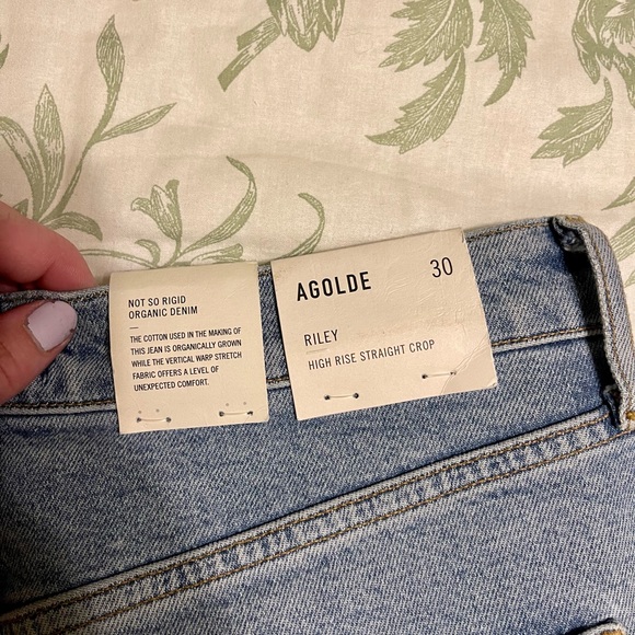 Agolde Riley High Rise Straight - Picture 5 of 6